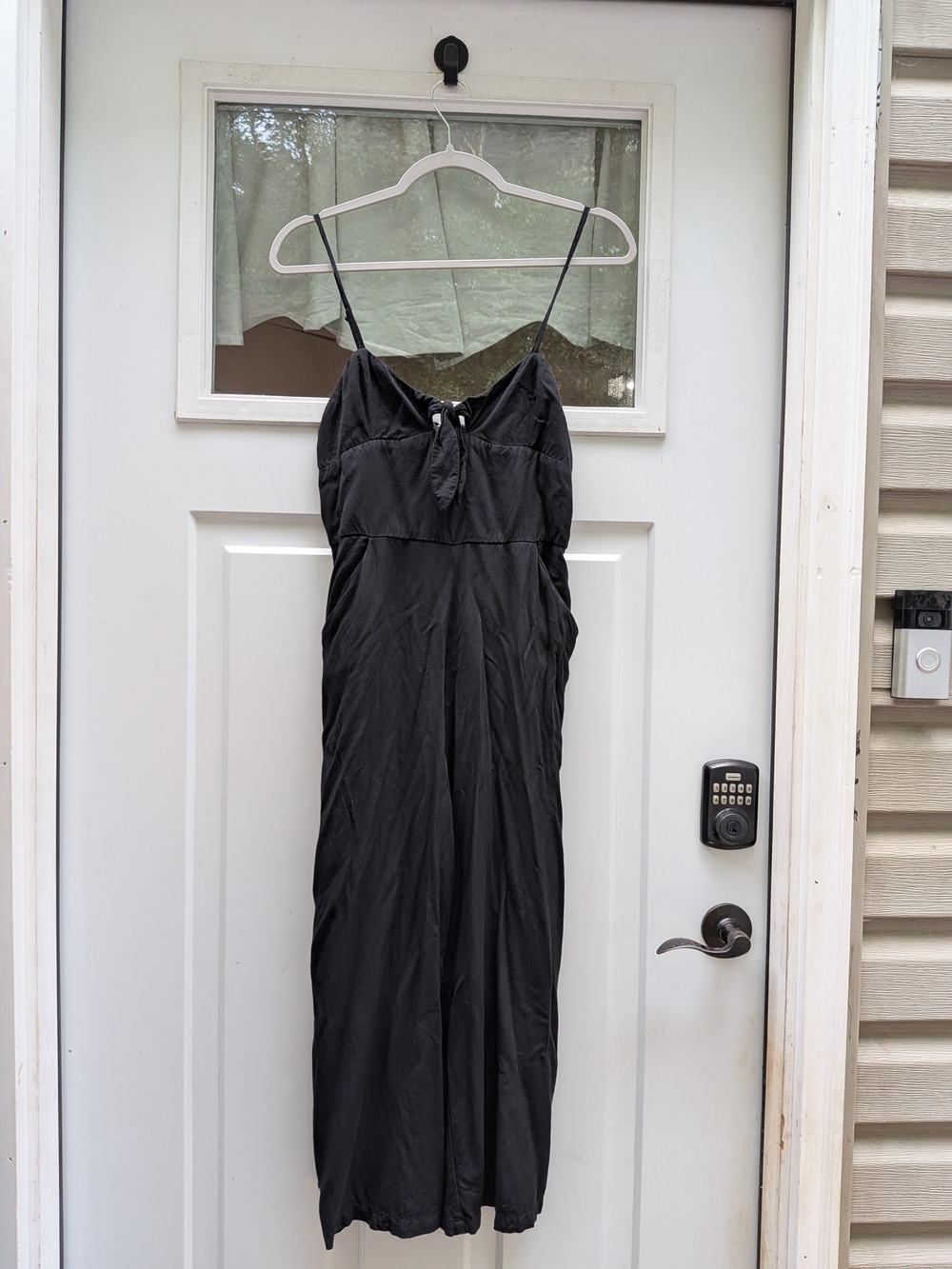 Black Spaghetti Strap Romper